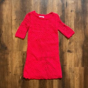 Red Sweater Dress